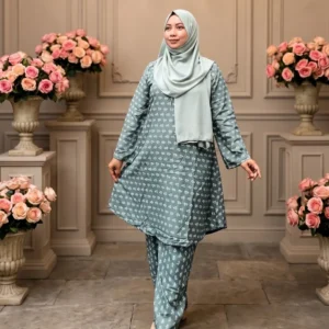 Sage Green Floral Lilen Co-Ords